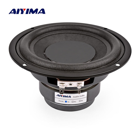 AIYIMA 1Pcs 5.25 Inch Subwoofer Speaker 4Ohm 8Ohm 100W Audio Woofer Speaker HIFI Bass Loudspeaker For 5.1 Subwoofer DIY ► Photo 1/6