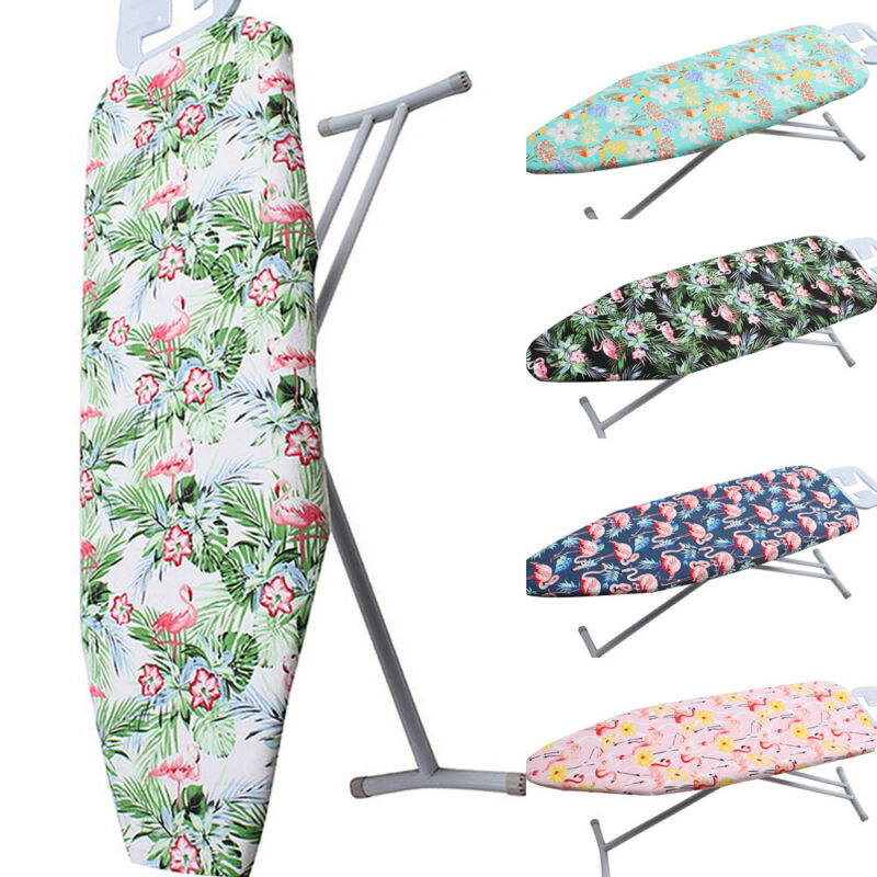 Floral Ironing Board Cover Coated Thick Padding Resists Scorching And Staining 