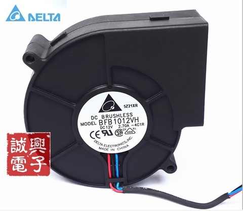 industrial blower fan for delta BFB1012VH DC 12V 2.7A winds of turbofan 9733 3-pin ► Photo 1/3