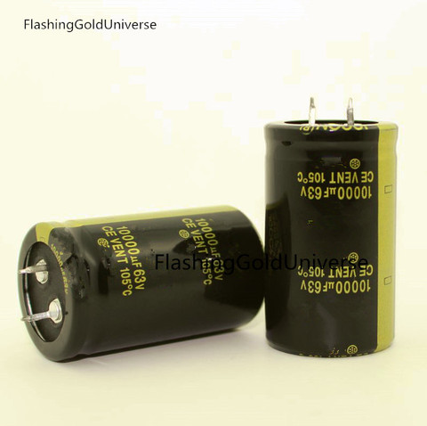 2PCS/LOT 10000uF63V 63V10000uF  Electrolytic Capacitor 30x50MM best quality ► Photo 1/1