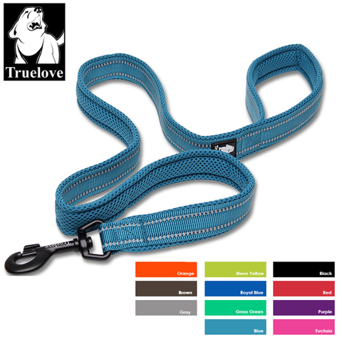 Truelove Soft Dog Pet Leash in Harness and Collar Reflective Nylon Mesh Walking Training 11 Color 110cm TLL2111 Dropshipping ► Photo 1/6