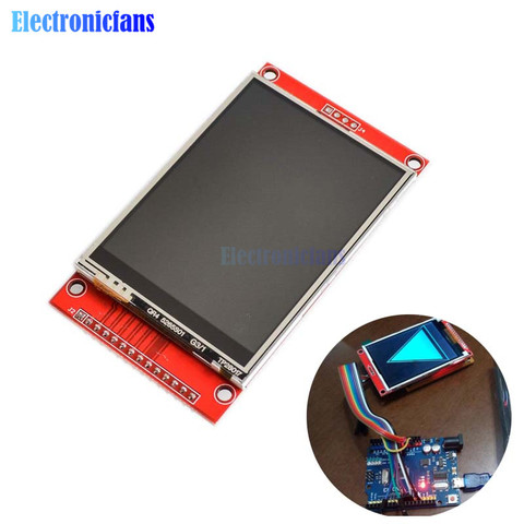 3.2 inch 320*240 TFT LCD Module Display Screen with Touch Panel Driver IC ILI9341 240(RGB)*320 SPI Interface (9 IO) for MCU ► Photo 1/6