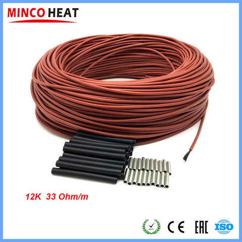 Low Cost Carbon Warm Floor Cable Carbon Fiber Heating Wire Electric Hotline New Infrared Heating Cable ► Photo 1/6