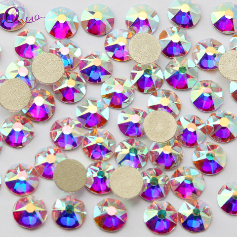 8 big + 8 small Cut Facets Nail Rhinestone Crystal Clear /Crystal AB Flatback Non Hotfix Rhinestones Decoration Crystal Stones ► Photo 1/6