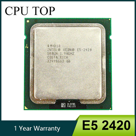 Intel Xeon CPU E5 2420 SR0LN cpu 1.90GHz 6-Core 15M LGA 1356 E5-2420 processor ► Photo 1/4