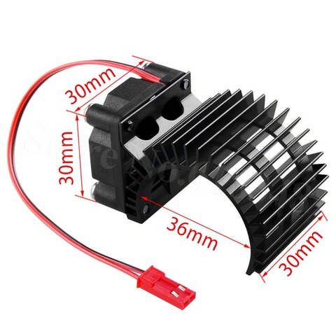 Alum RS540 540 Motors Heat Sink + Fan Cooling 550 Brush For RC Electric Car Model 1/10 Baja Heatsink ► Photo 1/1