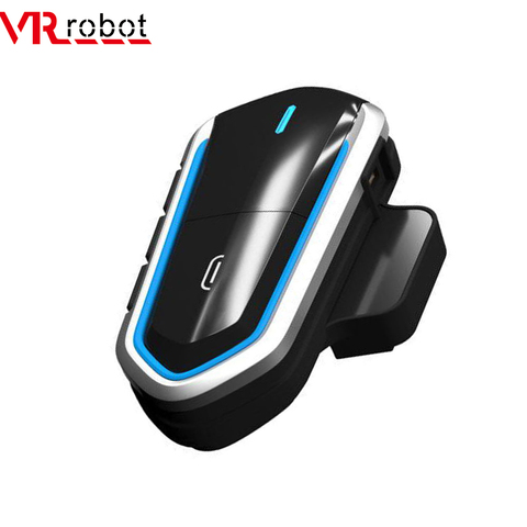 VR robot Waterproof Moto Bluetooth V4.1 Helmet Headset Motorcycle FM Radio Headsets Stereo Helmet Earphone with Handsfree ► Photo 1/6