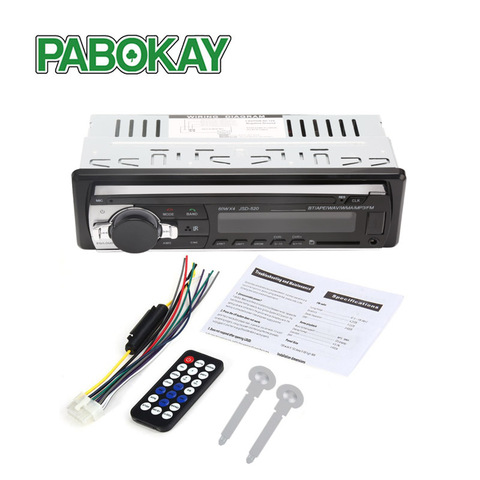 Auto radio JSD520 Car Radio Stereo Player Digital Bluetooth MP3 60Wx4 FM  Audio with In Dash AUX Input - Price history & Review, AliExpress Seller -  PABOKAY AUTO PARTS Official Store