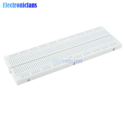 MB102 MB-102 MB 102 Solderless PCB Breadboard 830 Tie Points White For Arduino Shield Test Develop DIY Starter KIT ► Photo 1/6