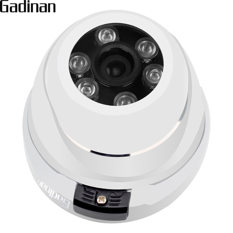 GADINAN Vandalproof Dome 48V PoE IP Network Camera H.264 720P 960P/H.265 1080P Waterproof Outdoor/Indoor IP CCTV ONVIF PoE Cable ► Photo 1/6