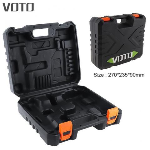 Sale Power Tool Suitcase 21V Electric Drill Dedicated Load Tool Box with 270mm Length and 235mm Width for Drill / Screwdriver ► Photo 1/6