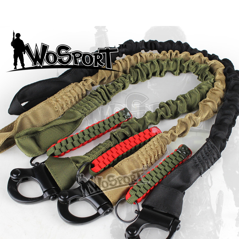 Heavy Duty Tactical Retention Lanyard Quick Release Sling Anti-lost Rope 23" 