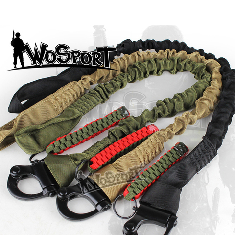 Military Quick Release Safety Rifle Sling Lanyard Strap Rope Line Climbing Rope Tactical Protective Sling for Outdoor Hunting ► Photo 1/6