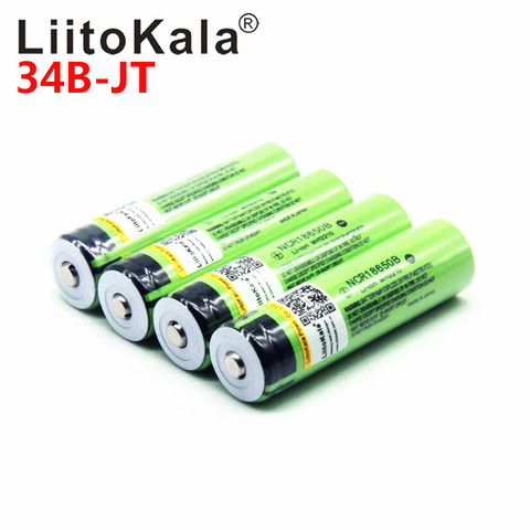 Hot liitokala 18650 3400mah New Original NCR18650B 3000 3400 Rechargeable Li-ion battery for  for Flashlight ► Photo 1/6