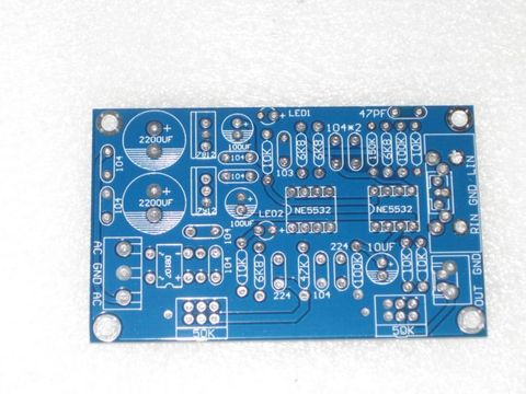 Fannyda NE5532 subwoofer sound board low pass circuit board PCB empty board ► Photo 1/1
