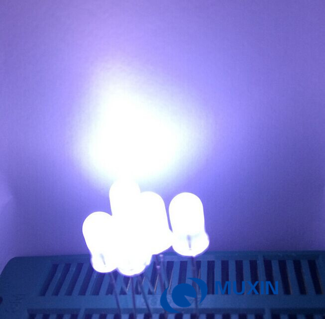 100Pcs/pack 5mm LED Light White Ultra-Bright Lamp Diodes 15000MCD High Quality/* 