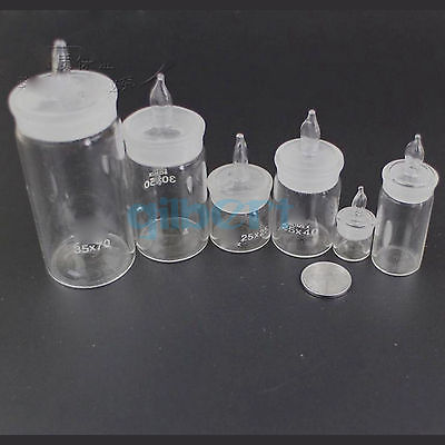 40x25mm Diameter x Height Lab Glass Weighting Bottle with Ground Glass Stopper ► Photo 1/4