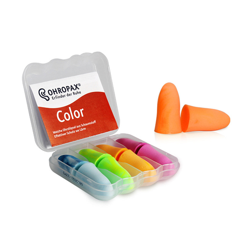 4 Pairs /1 box Ohropax color Soft Foam Ear Plugs Washable Noise Stopping Earplugs Noise Reduction For Travel Sleeping reusable ► Photo 1/5