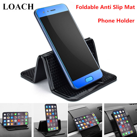 20.5*12cm Foldable Car Anti-Slip Mat Electronics Phone Holder Stand SunGlass Non Slip Sticky Washable Dashboard Pad Car-Styling ► Photo 1/6