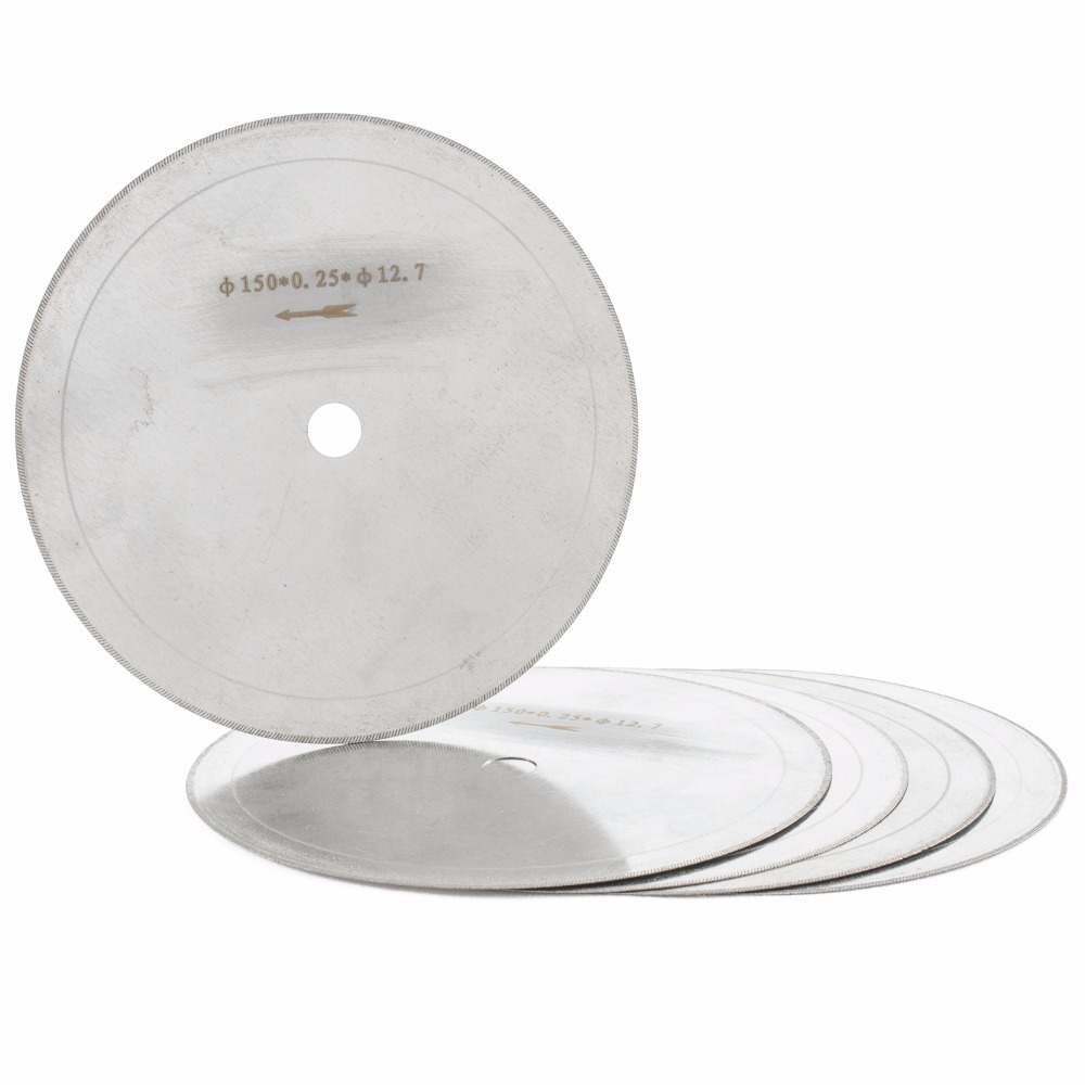 10" inch Super-Thin Rim 0.65 mm Diamond Saw Blade Cutting Disc Lapidary Tools 