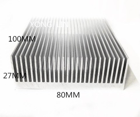 1 piece aluminum heatsink 80*27-100MM IC Heatsink/LED heatsink/Cooling radiator ► Photo 1/4