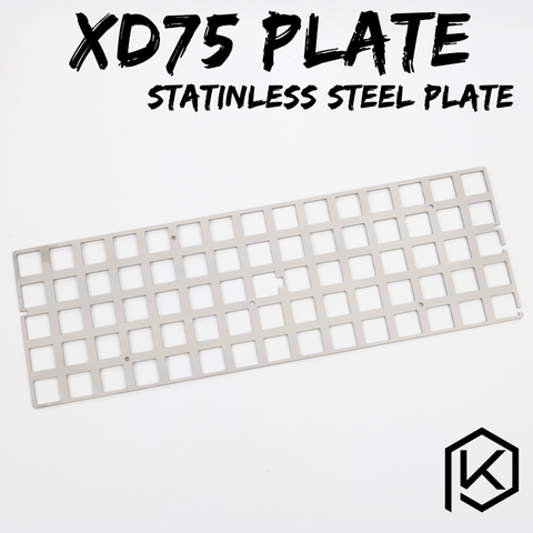 stainless steel plate for xd75re 60% custom keyboard Mechanical Keyboard Plate support xd75re xd75 mx plate xd75am ► Photo 1/4