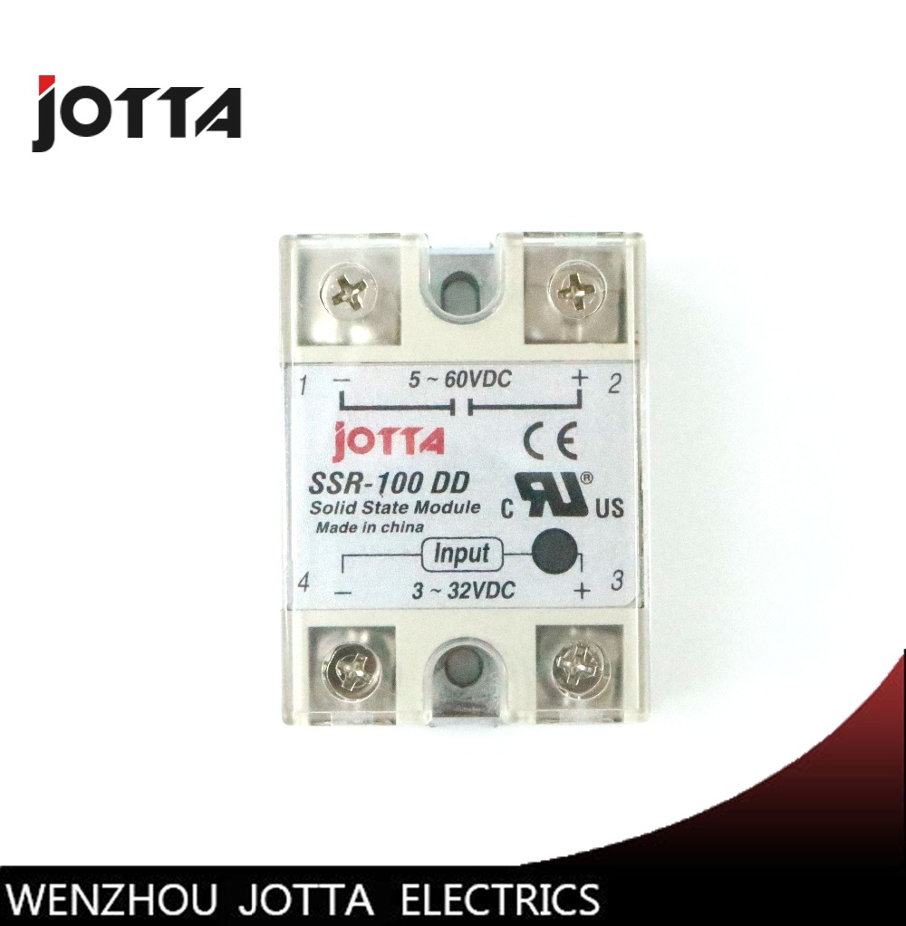 White SSR-100 DD Solid State Module Solid-state Relay DC-DC 100A 3-32V DC/5-60V 