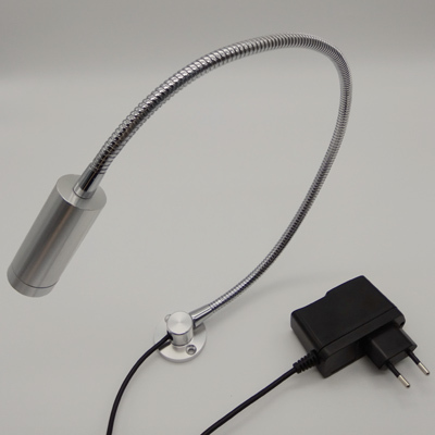 110V/220V/12V/24V 1W Led Bedside Reading Light With Flexible Pipe ► Photo 1/1