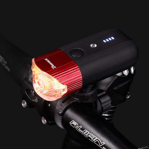 Deemount Bicycle Smart Front Light Cycling LED Headlight W/ Yellow Tone Warning for Daytime Riding Upto 800lumen 4000mAH Lantern ► Photo 1/6
