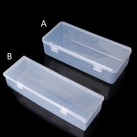 Rectangle Plastic Storage Case Collection Box Jewelry Beads Container Business Cards Box Hardware Tools Accessories Organizer ► Photo 1/6