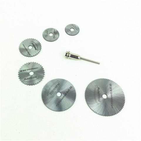 HSS Saw Blade 22/25/32/35/44/50/60mm Mini Saw Disc for Dremel grinder rotary tools cuttingsoft metals wood plastic fiberglass ► Photo 1/6