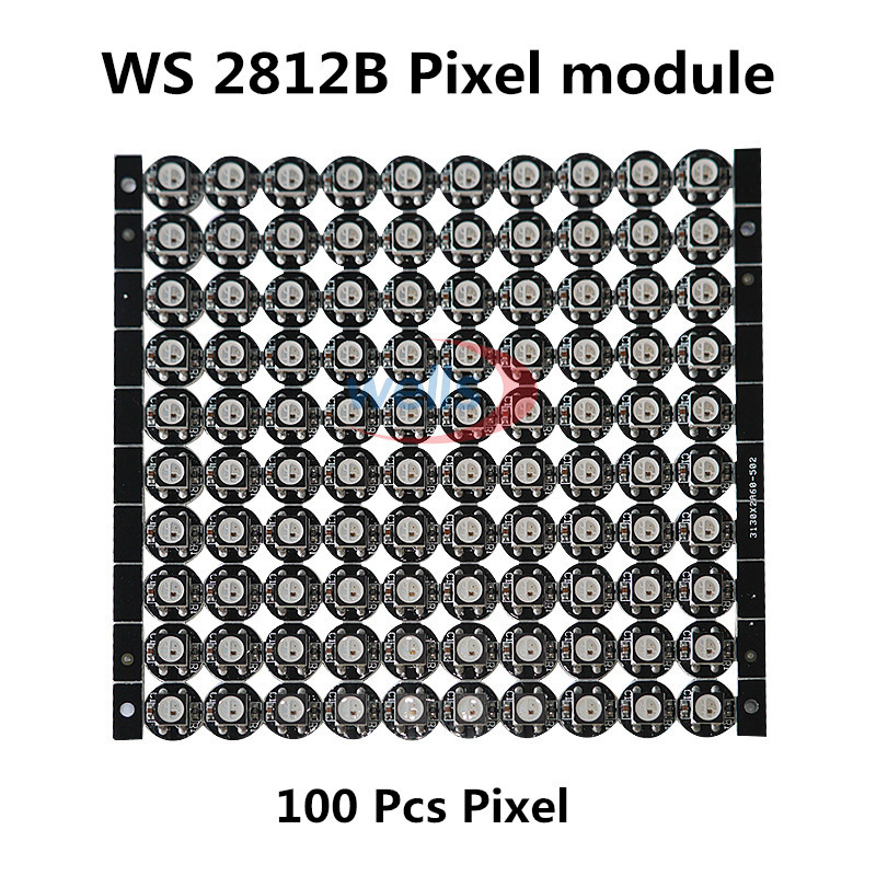 DC5V SMD5050 RGB WS2812 IC 10mm*3mm 100/50pcs WS2812B LED Chips With Heatsink 