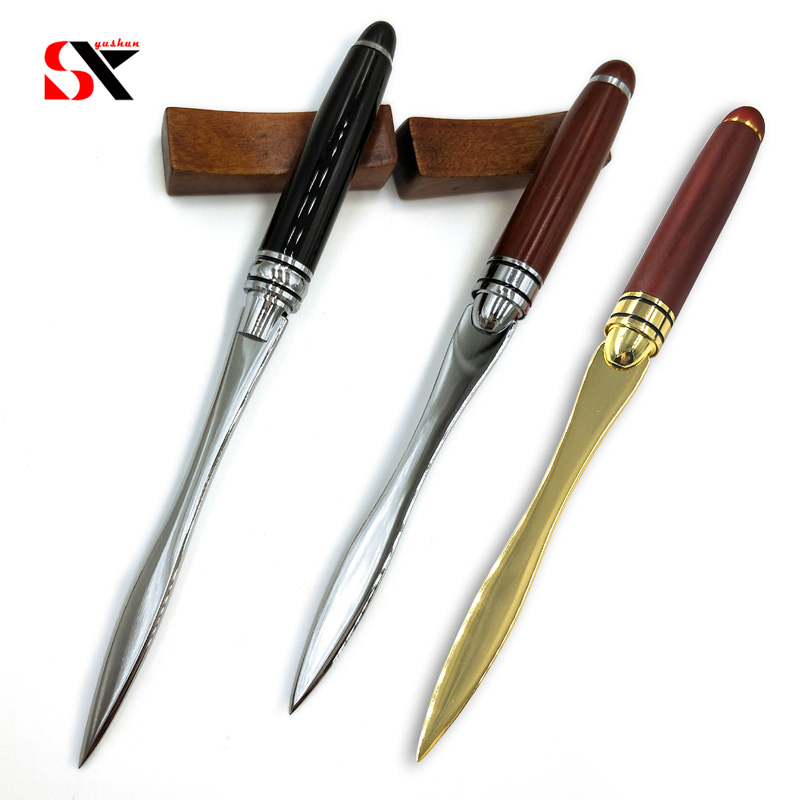 Stainless Steel Letter Opener Handle Office School Cutting Supplies FaHFUK 