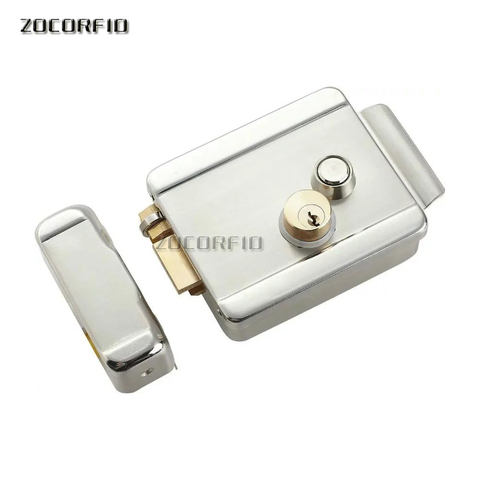 Electric Control Lock Electronic Magnetic Door Lock For 12V DC Access Control System with double lock key ► Photo 1/5