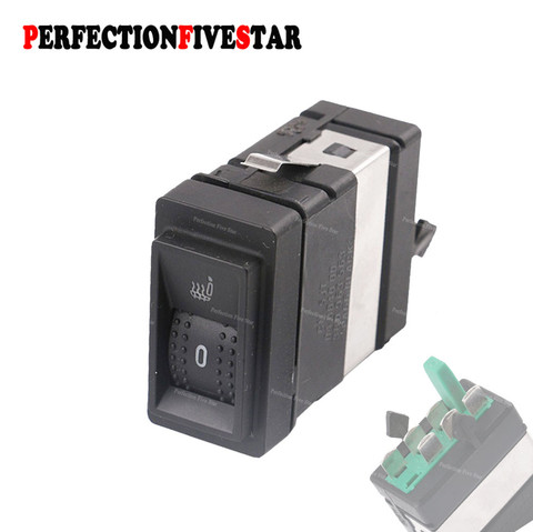 3B0963563C Left Side Heated Seat Switch For VW VolksWagen Passat B5 1998 1999 2000 2001 2002 2003 2004 2005 ► Photo 1/3