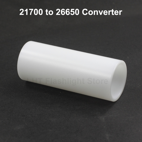 High Quality 21700 to 26650 Battery Converter - White ► Photo 1/3