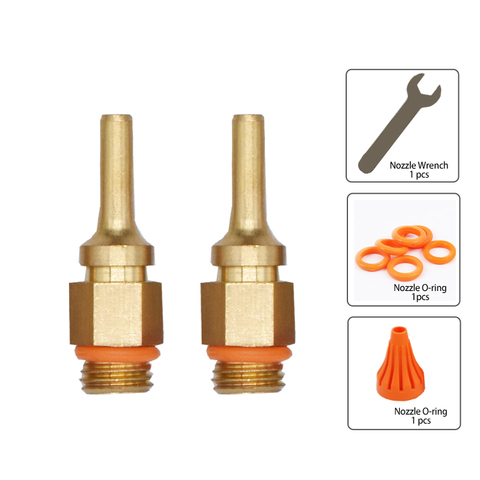 2.0x40mm 3.0x40mm Copper Hot Melt Glue Gun Nozzle Long Nozzle for Glue Gun Replaceable parts 2mm Diameter Nozzle ► Photo 1/6