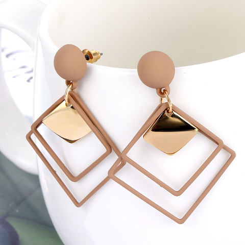 IPARAM Fashion Statement Geometric Drop Earrings for Women Vintage Alloy Earrings Party Jewelry Gifts Wholesale ► Photo 1/6