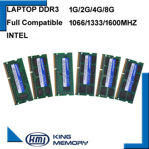 KEMBONA Free Shipping1.5V 1.35V 1G 2G 4G 8GB DDR3 ram PC3 8500 1066MHz PC3 10600 1333Mhz PC3 12800 1600MHz Sodimm laptop memory ► Photo 1/6