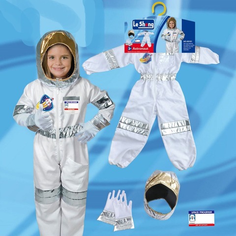 Children's Party Game Astronaut Costume Role-playing Halloween Costume Carnival Role-playing Dressing Ball Boy Rocket ► Photo 1/6