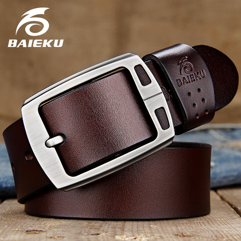 High Quality Genuine Leather Belts for Men Brand Strap Male Double Pin  Buckle Fancy Vintage Jeans Belt Cowboy Cintos - AliExpress