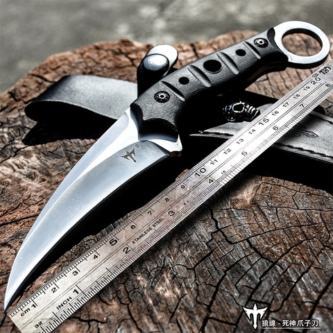 Voltron Portable tactical outdoor karambit, self-defense military retired knife knives, one keel sharp camping knife ► Photo 1/6