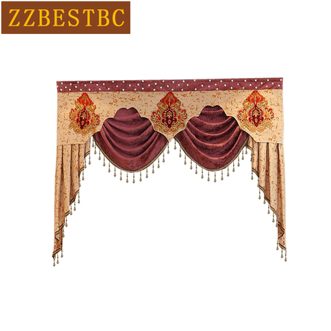 Luxury Valance custom dedicated links for living room bedroom kitchen hotel  window curtain top (not included curtain and tulle) ► Photo 1/6