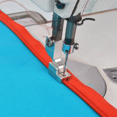 Industrial Sewing Machine Zipper Presser Foot Zipper Foot S518N Used for JUKI DDL-5550, 8300 ,8700, 555 ,227 6 # S518N  7yj77 ► Photo 1/2