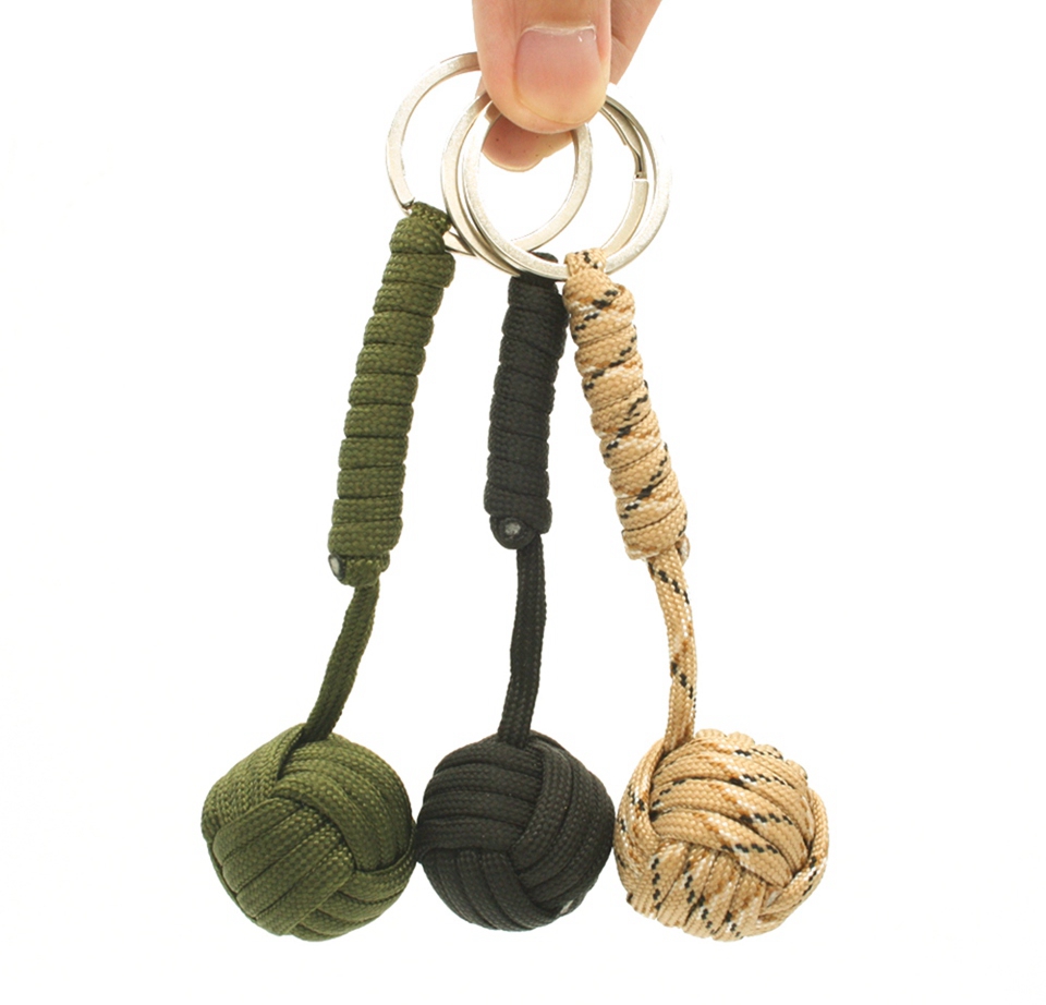 Security protecting Monkey Fist Self Defense Multifunctional Key Chain VI 