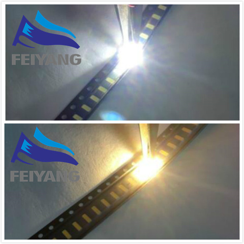 100pcs SMD 3014 LED 0.1W 10-12LM 6000-6500K White 3014 SMD LED beads 3014 Diodes CW ► Photo 1/5