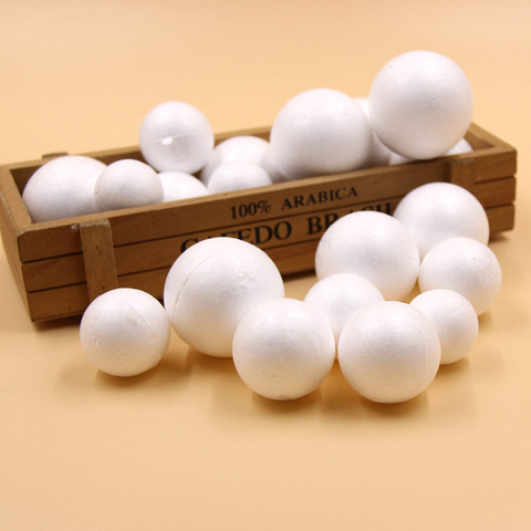 20PCS 30/35/40/45MM DIY White Foam Modelling Polystyrene Styrofoam Ball For Kids Gift Christmas Party Decorations Craft Supplies ► Photo 1/6