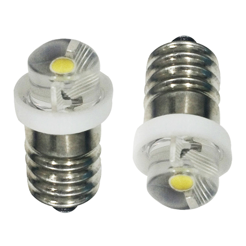 E10 LED Upgrade Bulb 0.5W Emergency Light Bulbs led Indicator Light 3V 4.5V 6V E10 Led Signal lamp, Led Warning light Bulb 2X ► Photo 1/6