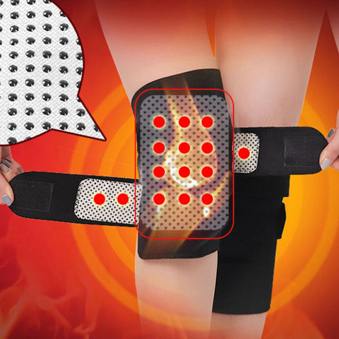 2pcs Magnetic Heating KneePads Therapy Large Range Knee Protector Self Knee Support Belt Knee Care Perfec ► Photo 1/6