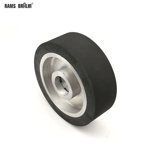 150*50mm Flat Surface Rubber Contact wheel Belt Grinder Wheel Abrasive Belt Set ► Photo 1/4